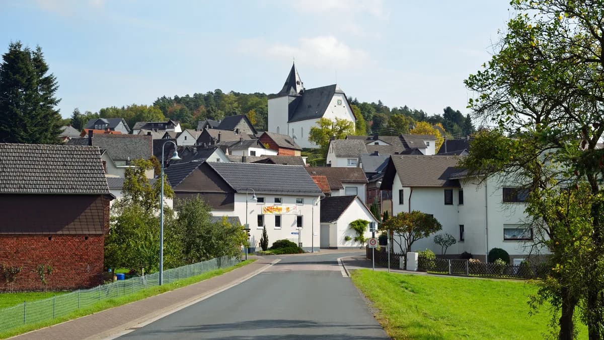 Stadtansicht von Bischoffen