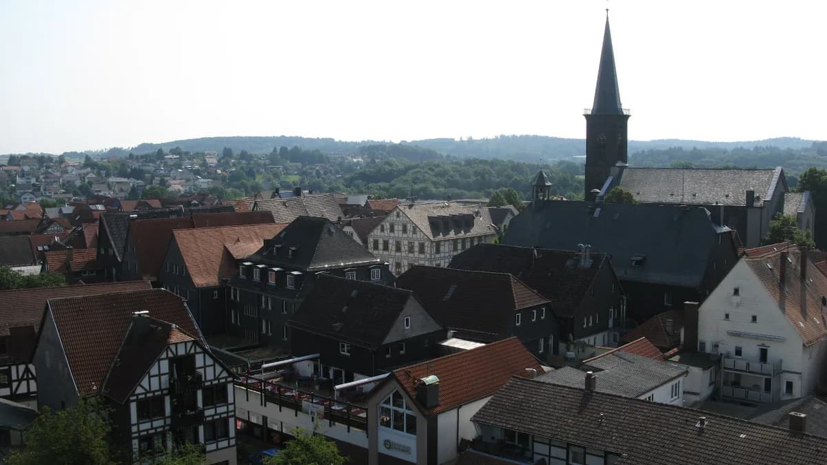 Stadtansicht von Grünberg