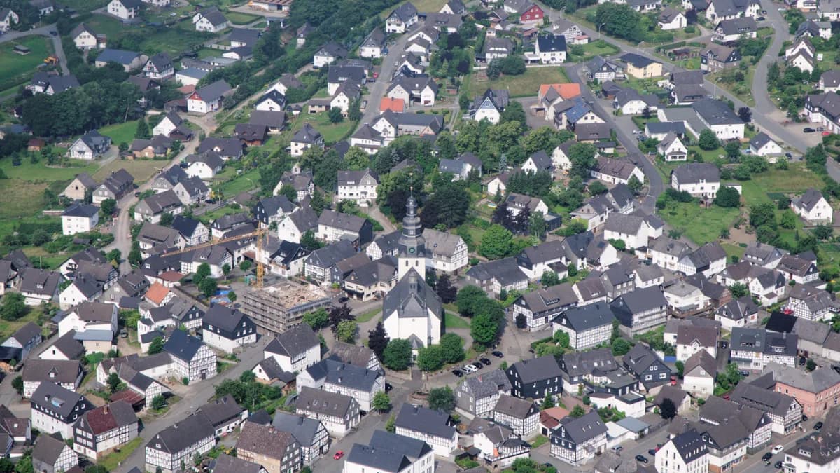 Stadtansicht von Hallenberg