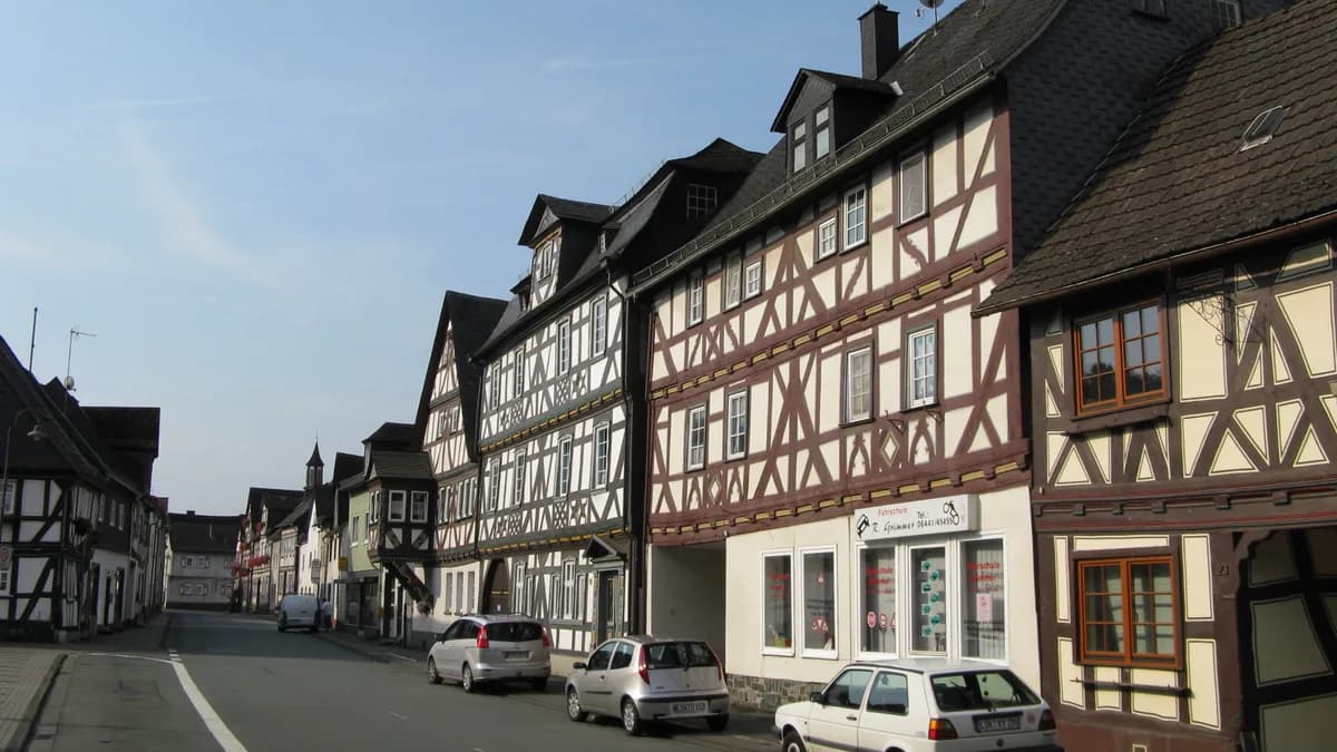 Stadtansicht von Leun