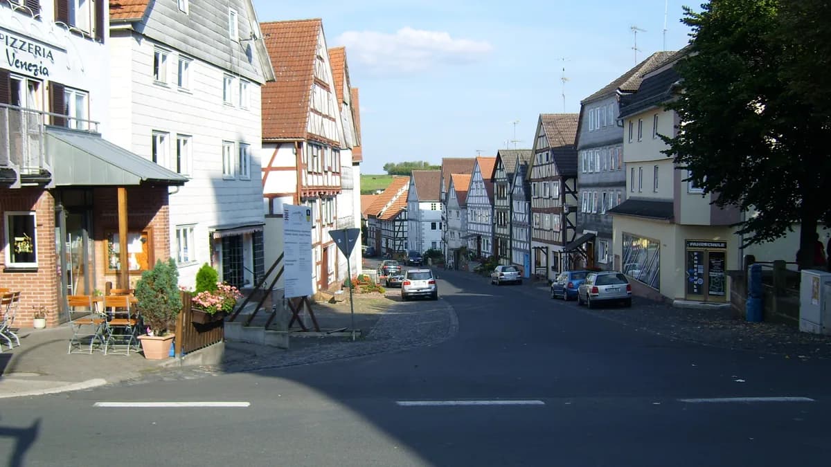 Stadtansicht von Rauschenberg