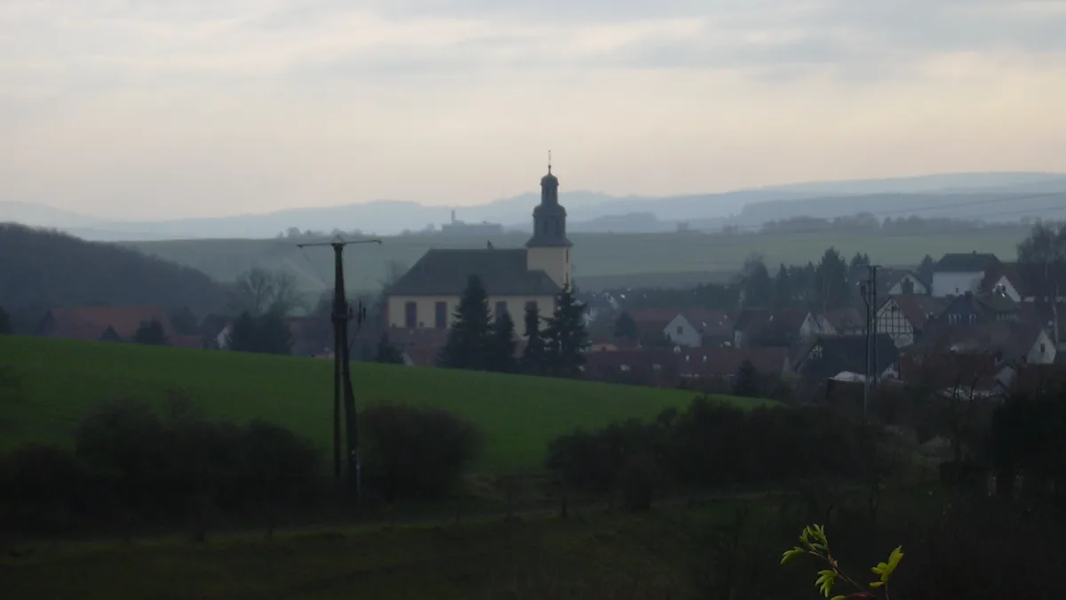 Stadtansicht von Weimar (Lahn)