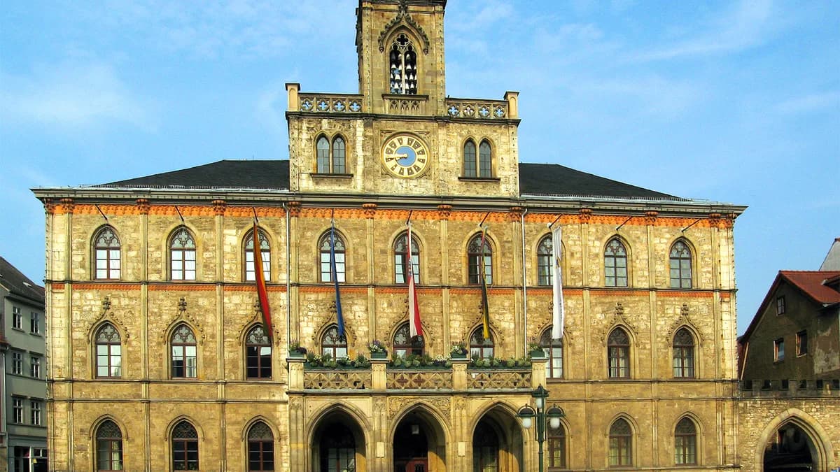 Stadtansicht von Weimar